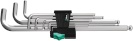 WERA 950/9 Hex-Plus 1 L-key set metric, chrome-plated