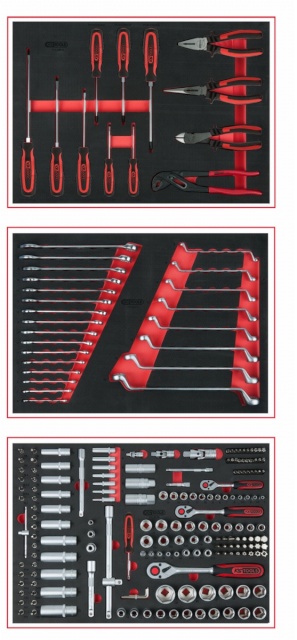 KS Tools Universal System Insert-Set 215-osaline