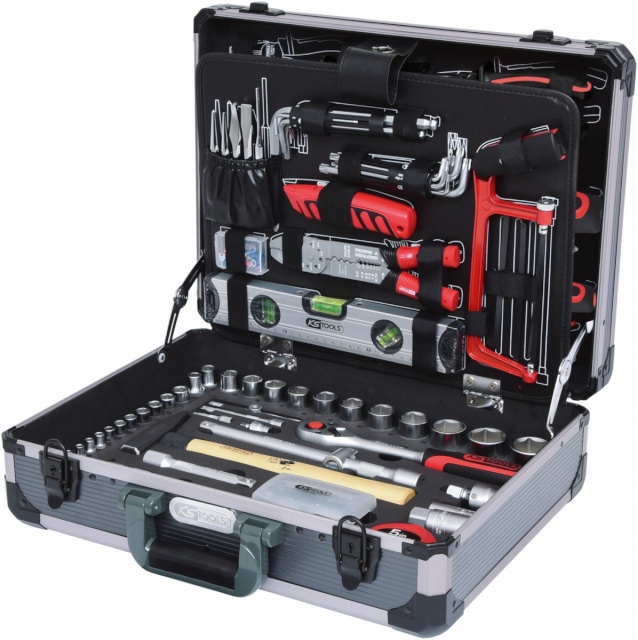 KS Tools 1/4 +1/2 Tool-Set 127-osaline