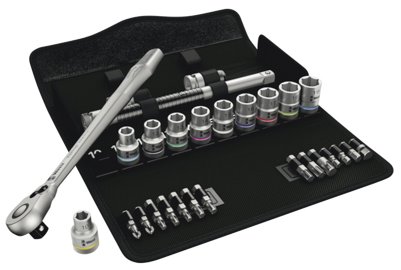 WERA tööriistakomplekt 8100 SC 8 Zyklop metal ratchet set