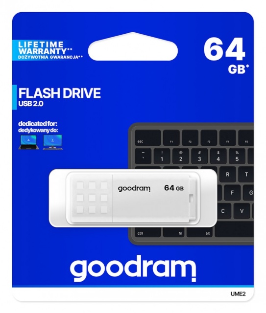 GOODRAM mälupulk UME2 64GB USB 2.0