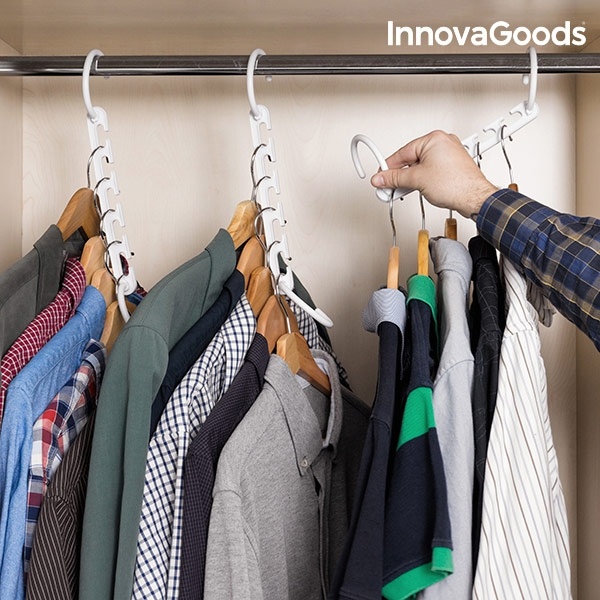 InnovaGoods riidepuude hoidja Hanger Organiser 40 riidepuu jaoks (24-osaline)