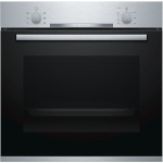 Bosch integreeritav ahi Oven HBA530BS0S Built-in, 71 L, Stainless steel, Eco Clean, A, Push pull buttons, Height 60 cm, Width 60 cm, Integrated timer, Electric