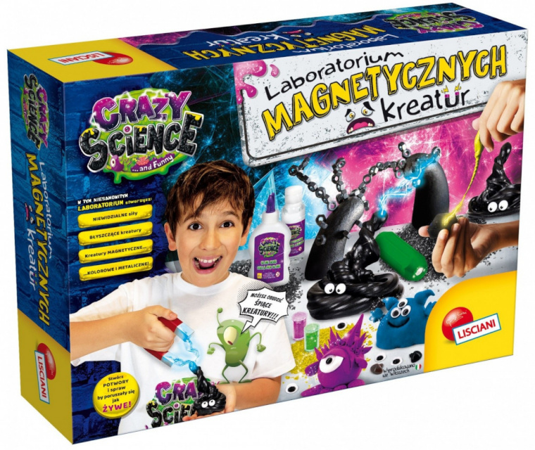 Lisciani Set scientific Crazy Science Laboratory of magnetic creatures
