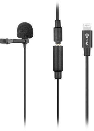 Boya mikrofon BY-M2 Clip-on Lavalier for iOS
