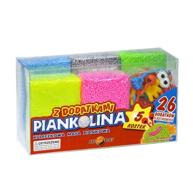 Art And Play modelleerimismass 5 Colors with 26 additives