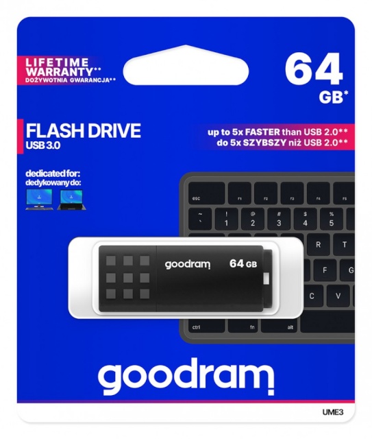 GOODRAM mälupulk UME3 64GB USB 3.0