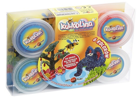 Art And Play modelleerimismass 6 colors Standard