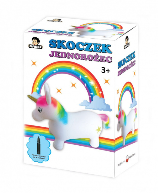 Madej hüppeloom ükssarvik, Jumper Unicorn With Pump