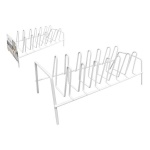 Confortime Pannide Organiseerija Metall valge (35,8x17,2x13,4cm)