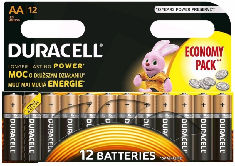 Duracell patarei Basic AA/LR6 BL12
