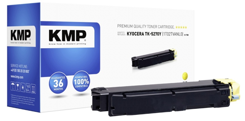 KMP tooner K-T88 kollane Asendustoode: TK-5270 Y