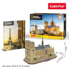 Cubicfun pusle 3D Notre Dame National Geographic 128-osaline