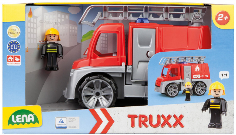 Lena mänguauto Truxx Firebrigade with Ladder Box