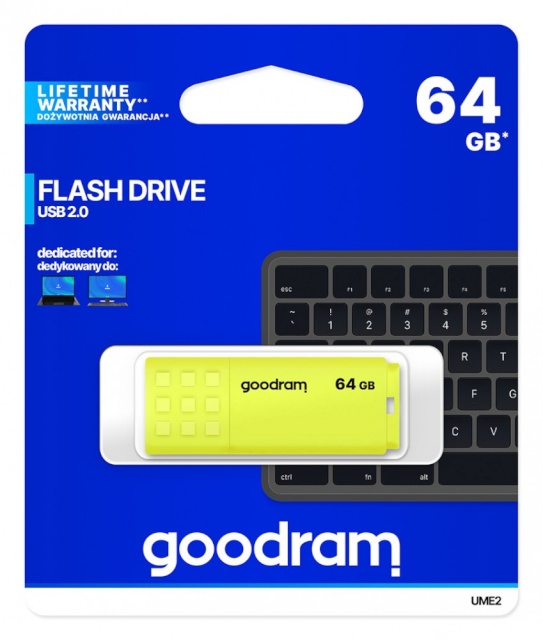 GOODRAM mälupulk UME2 64GB USB 2.0