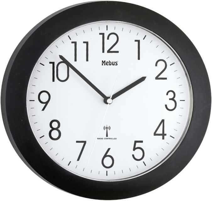 Mebus seinakell 52450 wireless Wall Clock must