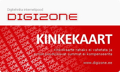 Digizone kinkekaart väärtusega 50 €