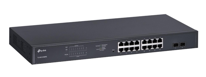 TP-Link switch PoE TL-SG1218MPE (16x 10/100/1000Mbps)