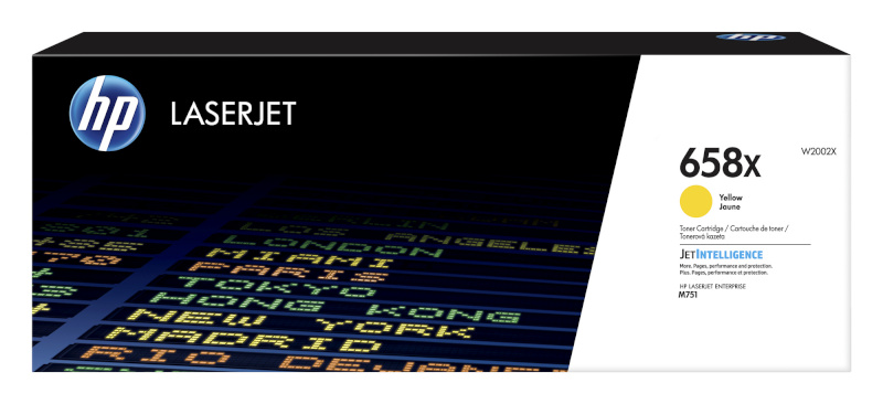 HP tooner 658X kollane W2002X 28000