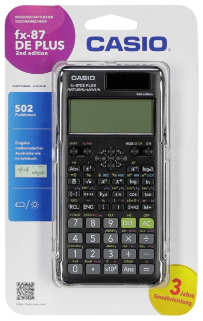 Casio kalkulaator FX-87DE Plus 2nd Edition