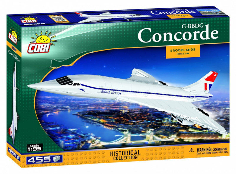 Cobi klotsid Action Town Concorde G-B BDG