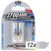 Ansmann patarei 12x2 Ansamann bat. 2700 Mignon AA 2500 mAh
