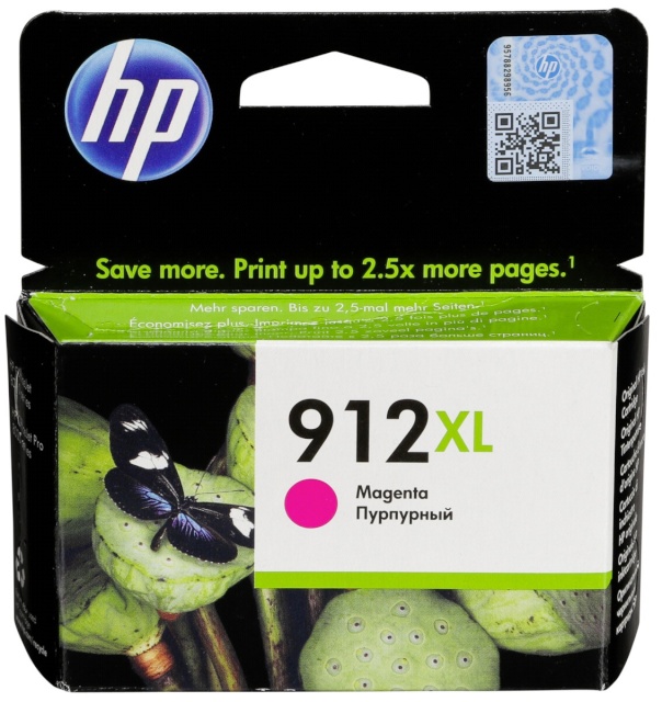 HP tindikassett 3YL82AE punane No. 912 XL