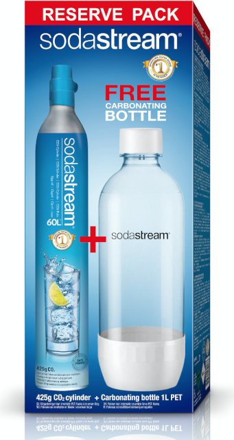 SodaStream Carbon Dioxide Bottle + carbonated bottle