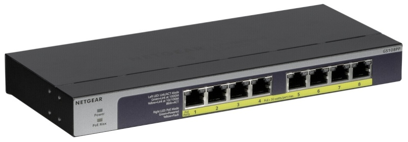 Netgear switch GS108PP-100EUS