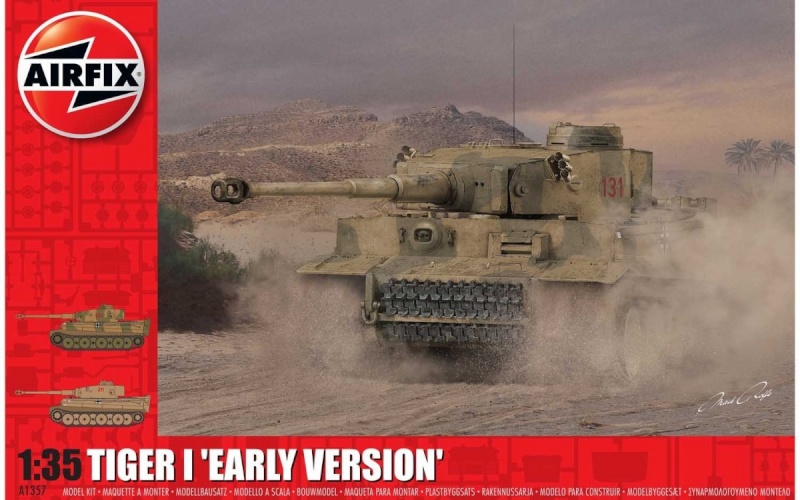 Airfix mudeltank liimitav Tiger-1 Early Production Version
