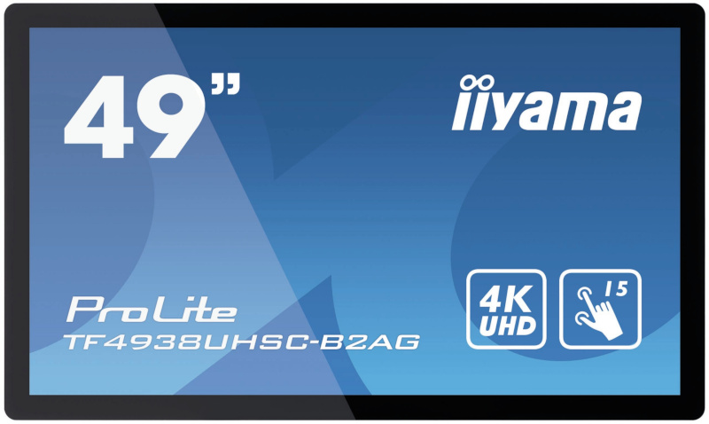 iiyama esitlusekraan 123cm (48,5) TF4938UHSC-B2AG 16:9 M-touch