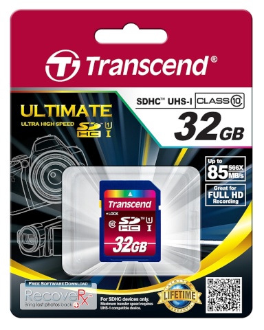 Transcend mälukaart SDHC Ultimate 32GB Class 10 UHS-I 600x