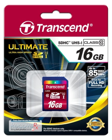 Transcend mälukaart SDHC Ultimate 16GB Class 10 UHS-I 600x 