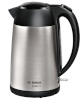 Bosch veekeetja TWK3P420 Kettle Cordless 1,7L, roostevaba teras/must