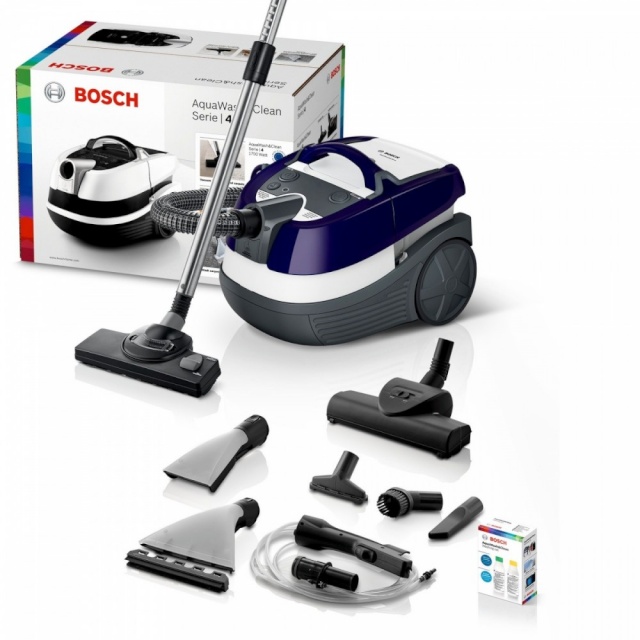Bosch vee- ja tolmuimeja BWD4174 Aqua Wash & Clean Vacuum Cleaner, must/valge