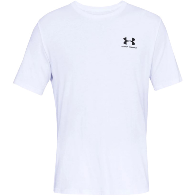 Under Armour T-särk meestele Under Armour Sportstyle Left Chest SS valge 1326799-100 , suurus 2XL