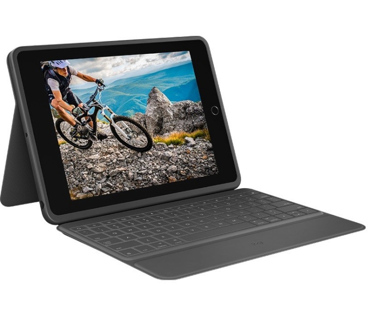 Logitech kaitsekest Rugged Folio Graphite (iPad 7-le) ENG