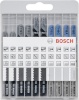 Bosch 10 pcs. Jigsaw Blad Kit basic for Metal and Wood