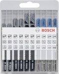 Bosch 10 pcs. Jigsaw Blad Kit basic for Metal and Wood