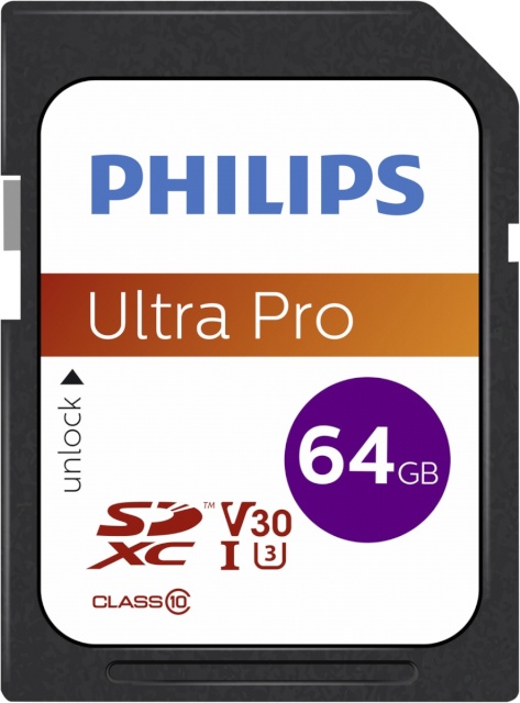Philips mälukaart Philips SDXC 64GB Class 10 UHS-I U3 V30 A1