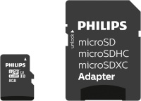 Philips mälukaart Philips microSDHC Card 8GB Class 10 UHS-I U1 + Adapter