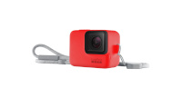 GoPro kaitseümbris + randmepael HERO7 Black Sleeve + Lanyard Firecracker Red, punane