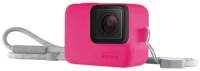 GoPro kaitseümbris + randmepael HERO7 Black Sleeve + Lanyard Electric Pink, roosa