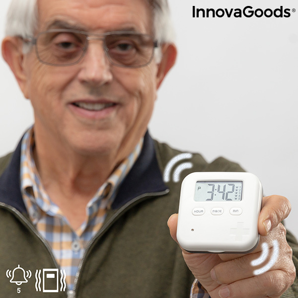 InnovaGoods Ravimivõtmise meeldetuletuse elektrooniline seade Pilly