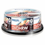 Philips toorikud DVD+RW 4,7GB 4x SP 25tk.