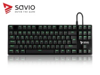Elmak klaviatuur Mechanical Gaming Keyboard Savio Tempest RX Outemu pruun LED, NKRO, Anty-ghosting