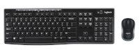 Logitech klaviatuur Combo Desktop MK270 Black USB US | 920-004509