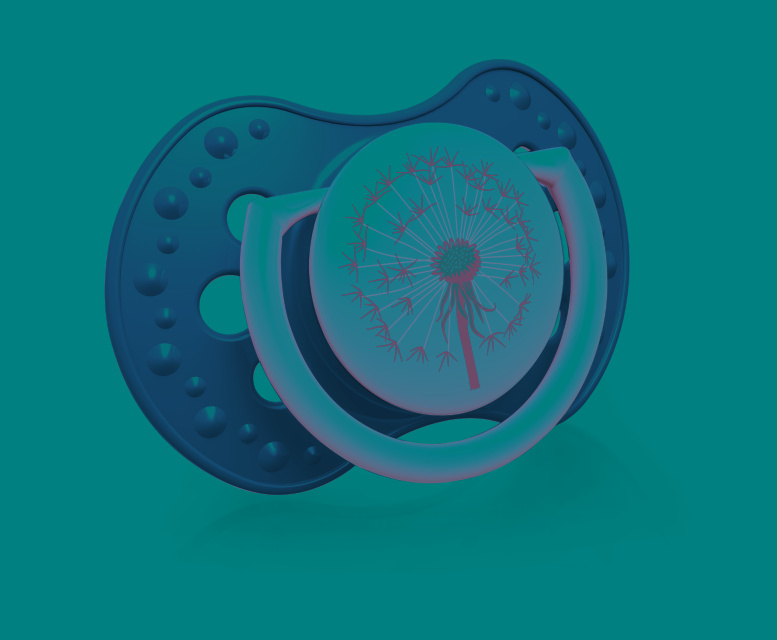 Lovi rõngaslutt silikoon Botanic 18m+, 2 tk, 22/875boy