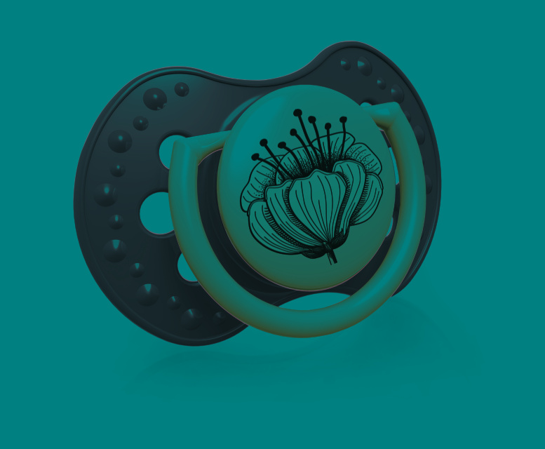 Lovi rõngaslutt silikoon 18m+, 2 tk, 22/875girl