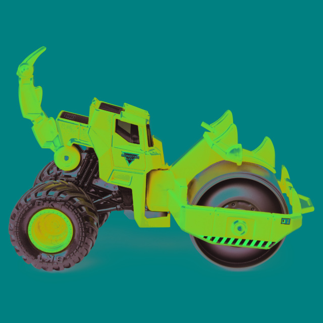 MOSNTER JAM buldooser 1:64 Dirt Squad, sortiment, 6055226